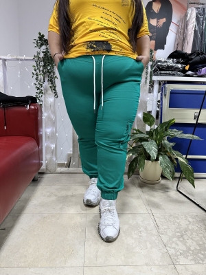 Макси карго панталон-зелен